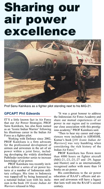 Sanu Kainikara - Iconic Indian Warrior